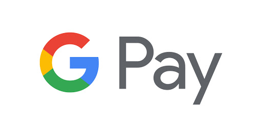 Logo do Google Pay, em que aparece a letra G com as cores da empresa, seguido da palavra "Pay".