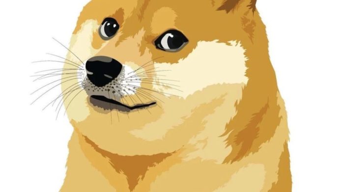 Imagem do cachorro da raça Shiba Inu, meme e ícone de criptomoedas.