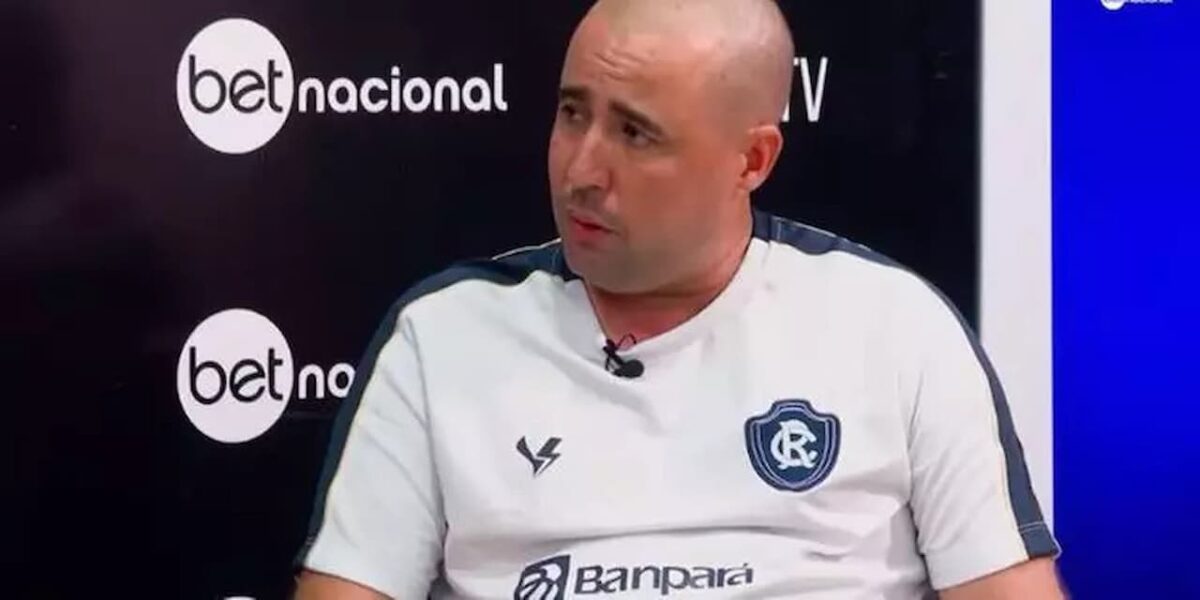 Treinador do Clube do Remo, Ricardo Catalá.